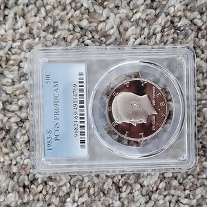 1983 S 50C Kennedy Half Dollar Proof PCGS PR69DCAM